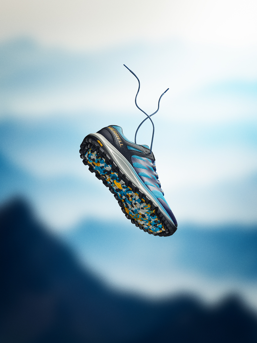 Merrell Footwear Image Retouching and Background Composite
