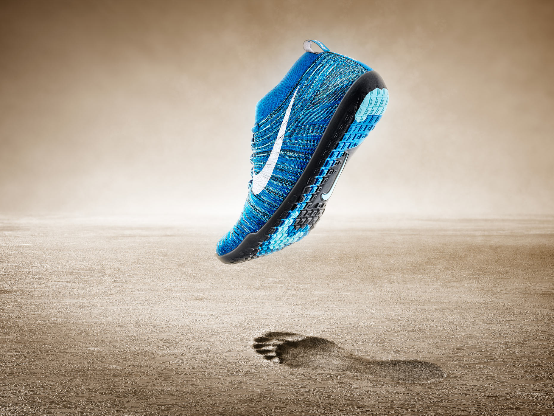 Nike Hyperfeel Image Composite, Effects and Retouching